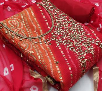 multicolor cotton hand embroidery dress material 3