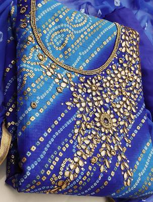 multicolor cotton hand embroidery dress material 4