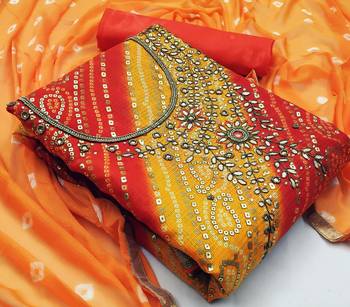 multicolor cotton hand embroidery dress material 2