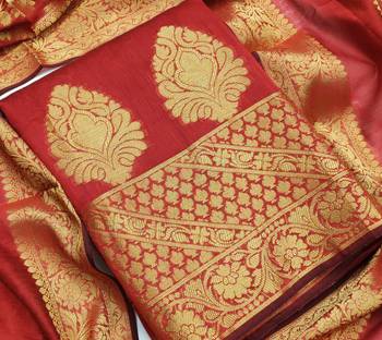 maroon jacquard woven dress material 2