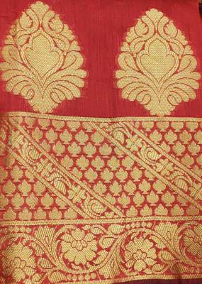 maroon jacquard woven dress material 4