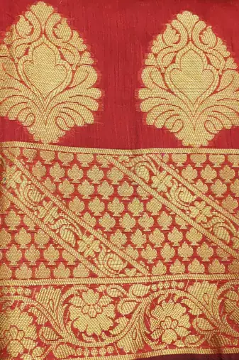 maroon jacquard woven dress material