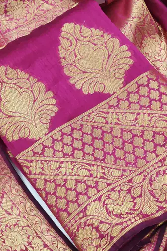 pink jacquard woven dress material