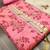 pink chanderi embroidered dress material