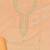 peach chanderi hand embroidery dress material