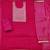 pink chanderi hand embroidery dress material