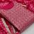pink chanderi hand embroidery dress material