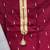 maroon chanderi embroidered dress material