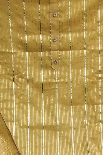 yellow cotton woven dress material