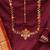 maroon cotton embroidered dress material