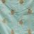 sea green cotton embroidered dress material