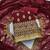 maroon georgette embroidered dress material
