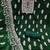 green organza embroidered dress material