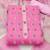 pink jacquard woven dress material