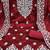 maroon cotton embroidered dress material
