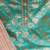 sea green jacquard woven dress material
