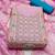 pink cotton hand embroidery dress material