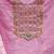 pink cotton hand embroidery dress material