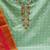 light green jacquard hand embroidery dress material