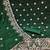 green chanderi embroidered dress material