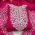 pink cotton embroidered dress material