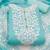 sky blue cotton embroidered dress material