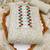 beige cotton embroidered dress material