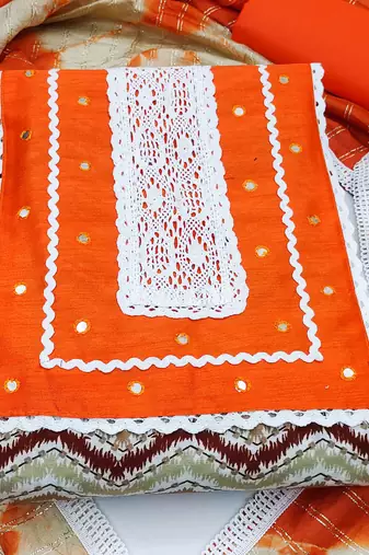 multicolor cotton printed dress material
