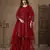 red net sharara suit with heavy sequince work