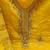 yellow cotton hand embroidery dress material