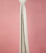 grey silk blend embroidered dupatta | festive & wedding wear with sequin work