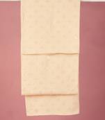 peach silk blend embroidered dupatta | festive & wedding wear with sequin work