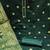 green jacquard woven dress material