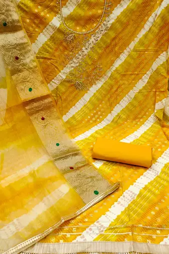 multicolor cotton hand embroidery dress material