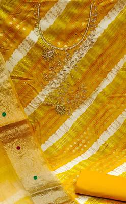 multicolor cotton hand embroidery dress material 4
