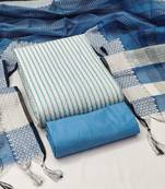 multicolor cotton woven dress material