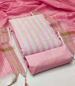 multicolor cotton woven dress material