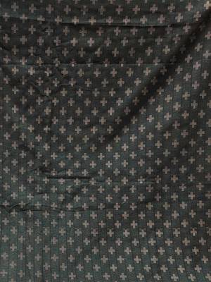 green cotton woven dress material 4