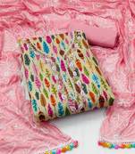 multicolor cotton hand embroidery dress material