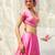 pink embroidered silk lehenga set