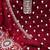 maroon organza embroidered dress material