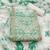 sea green cotton embroidered dress material