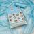 sky blue cotton embroidered dress material