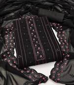 black georgette sequins dress material