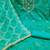 sea green cotton hand embroidery dress material