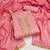 pink silk blend woven dress material