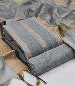 grey cotton woven dress material