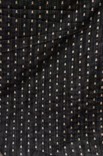 black cotton woven dress material