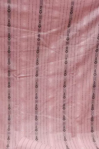 peach cotton woven dress material