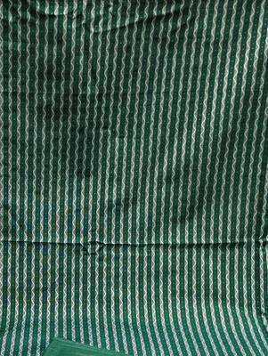 green cotton woven dress material 4